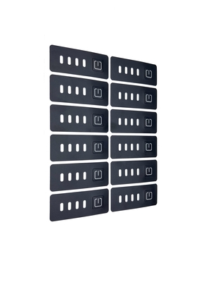 Battery button sticker